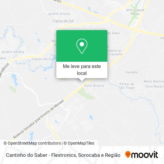 Cantinho do Saber - Flextronics mapa