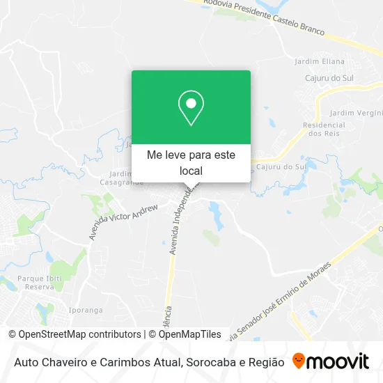Auto Chaveiro e Carimbos Atual mapa