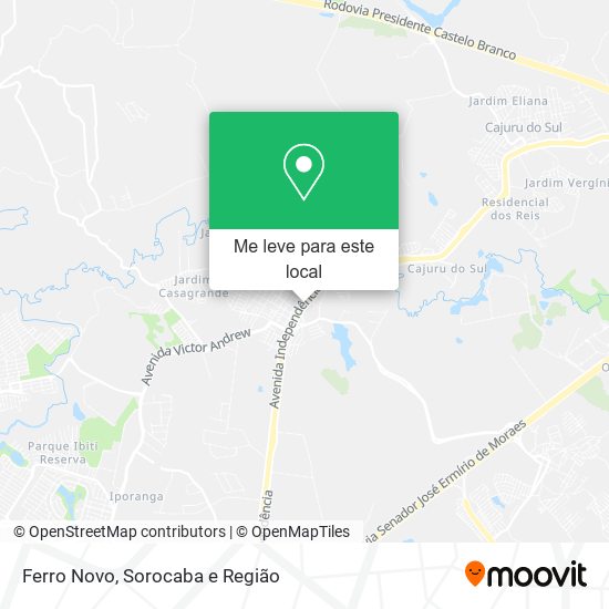 Ferro Novo mapa