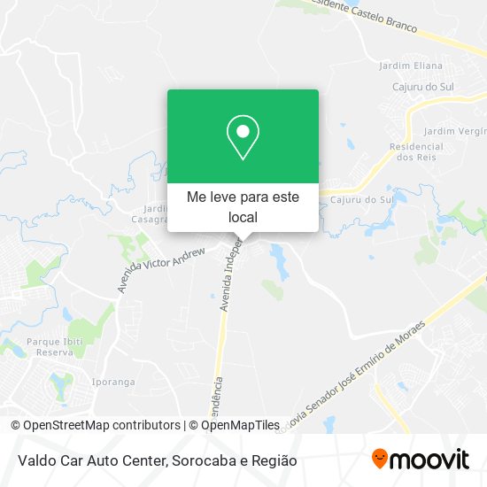 Valdo Car Auto Center mapa
