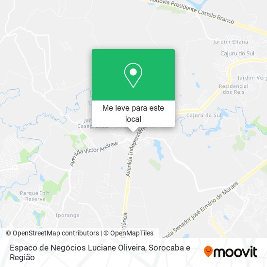 Espaco de Negócios Luciane Oliveira mapa