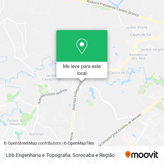 Lbb Engenharia e Topografia mapa