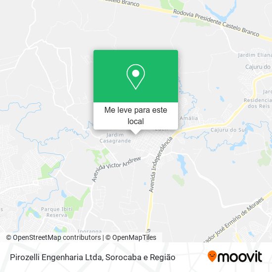 Pirozelli Engenharia Ltda mapa