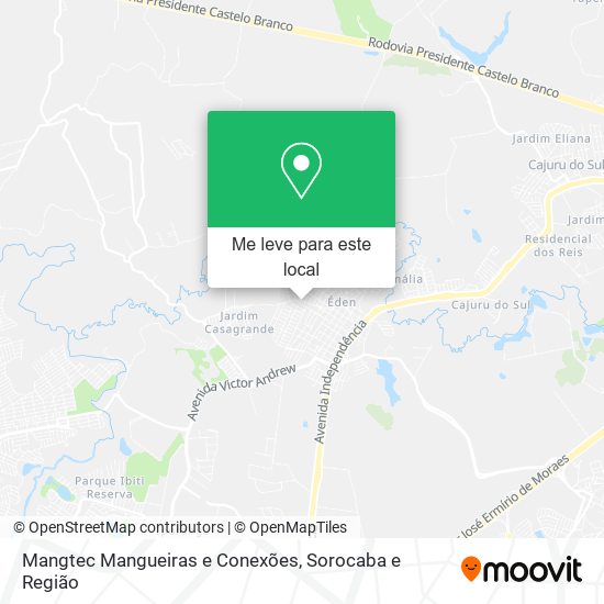 Mangtec Mangueiras e Conexões mapa