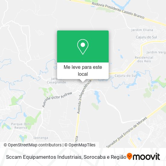 Sccam Equipamentos Industriais mapa