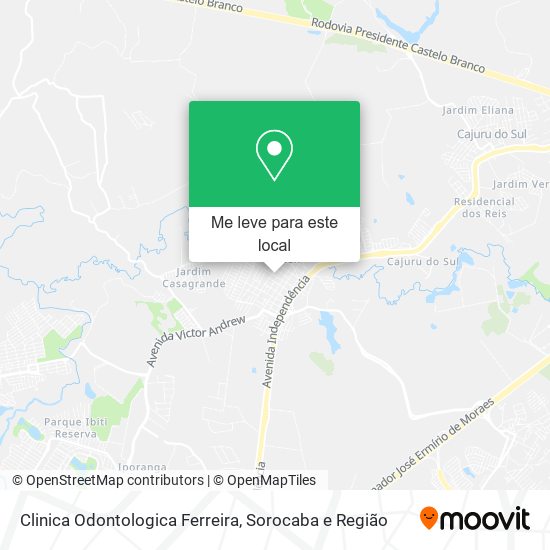 Clinica Odontologica Ferreira mapa