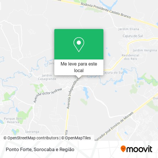 Ponto Forte mapa