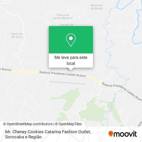 Mr. Cheney Cookies Catarina Fashion Outlet mapa