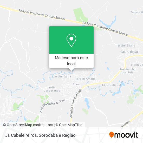 Js Cabeleireiros mapa