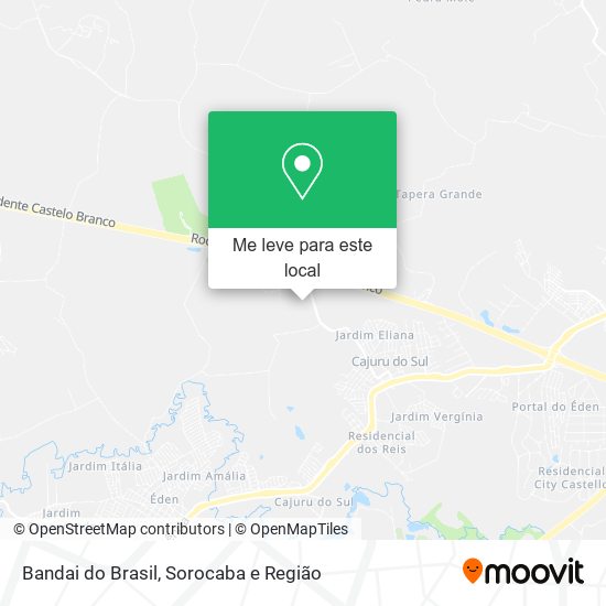 Bandai do Brasil mapa