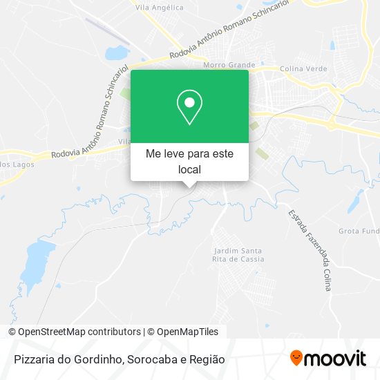 Pizzaria do Gordinho mapa