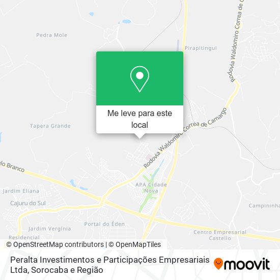 Peralta Investimentos e Participações Empresariais Ltda mapa