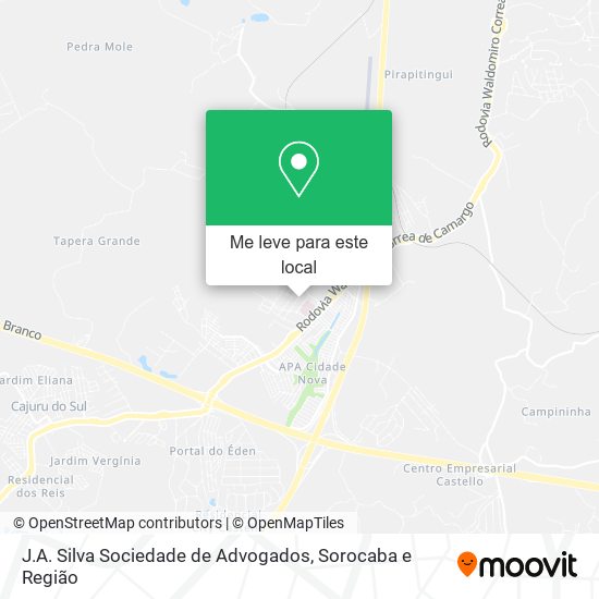 J.A. Silva Sociedade de Advogados mapa