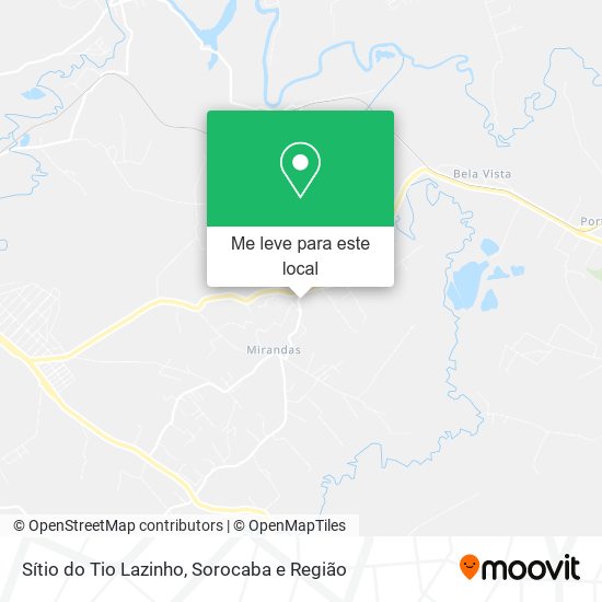 Sítio do Tio Lazinho mapa