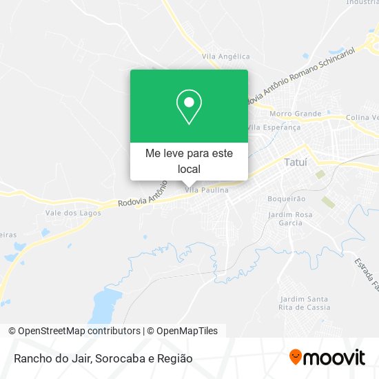 Rancho do Jair mapa