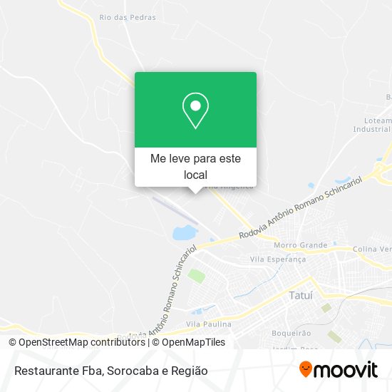 Restaurante Fba mapa