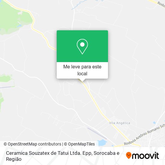 Ceramica Souzatex de Tatui Ltda. Epp mapa