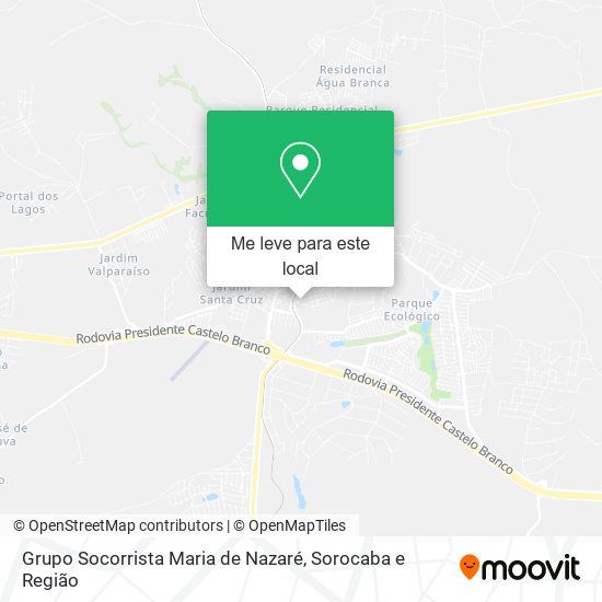 Grupo Socorrista Maria de Nazaré mapa