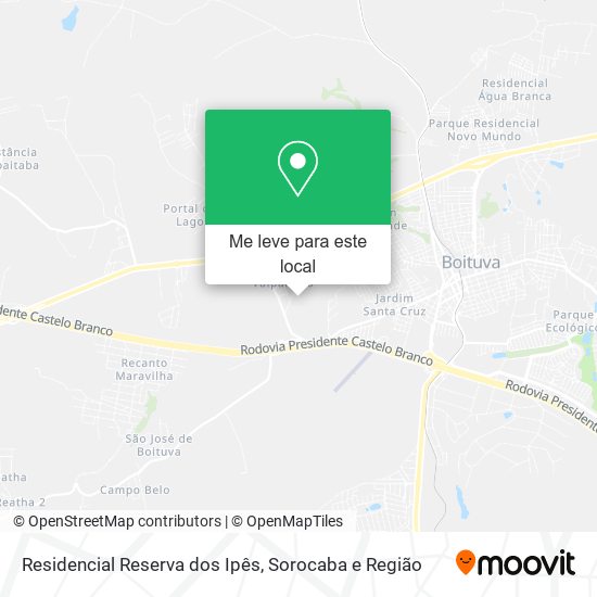 Residencial Reserva dos Ipês mapa