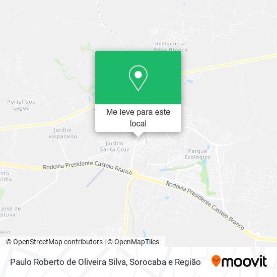 Paulo Roberto de Oliveira Silva mapa