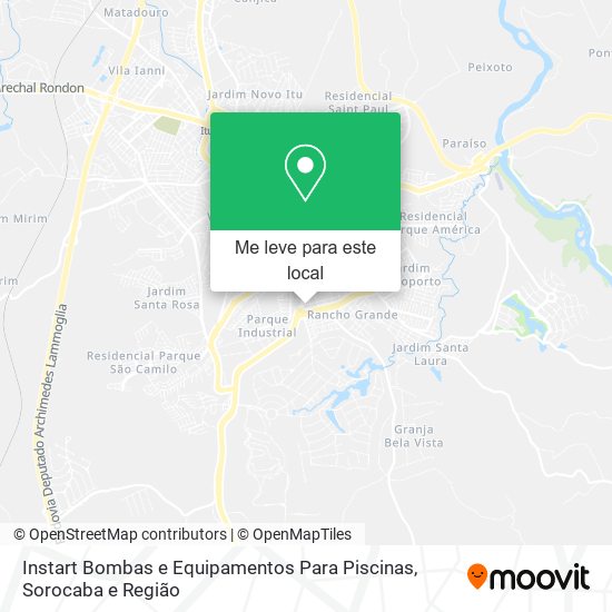 Instart Bombas e Equipamentos Para Piscinas mapa