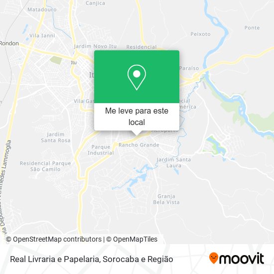 Real Livraria e Papelaria mapa