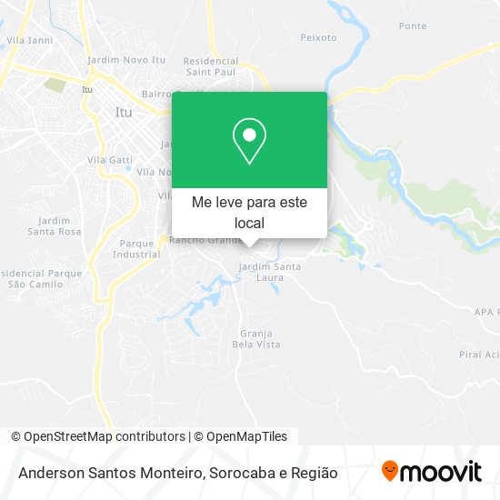 Anderson Santos Monteiro mapa