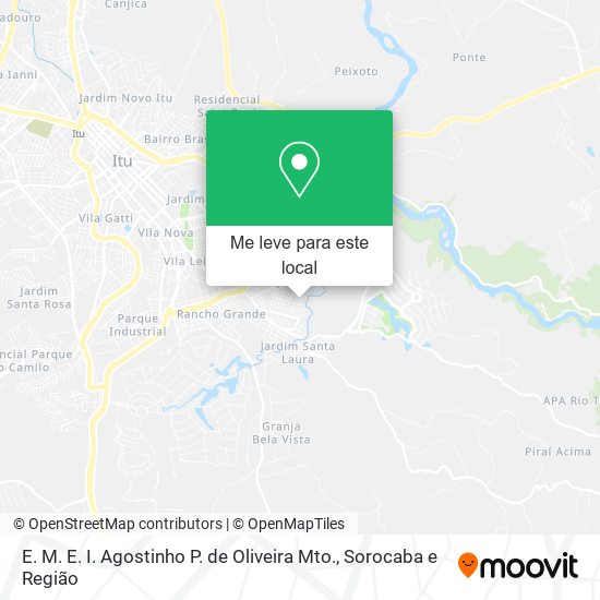 E. M. E. I. Agostinho P. de Oliveira Mto. mapa