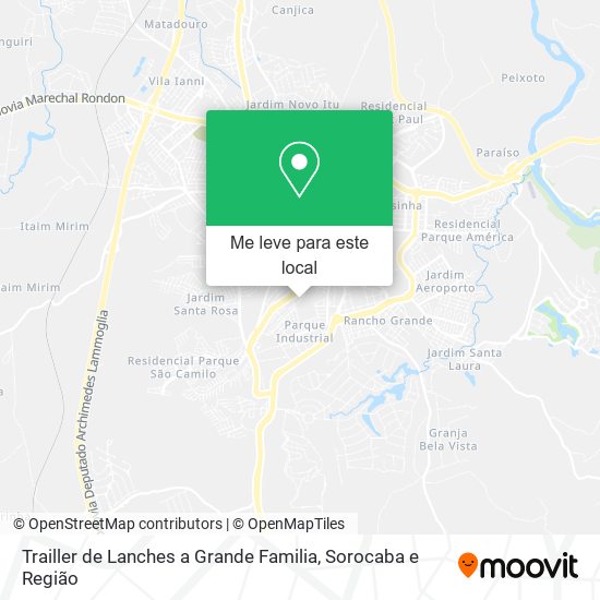 Trailler de Lanches a Grande Familia mapa