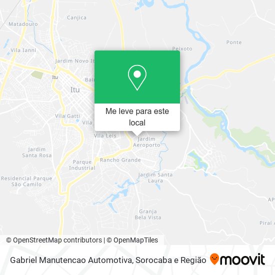 Gabriel Manutencao Automotiva mapa