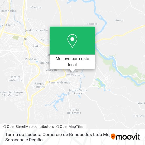 Turma do Luqueta Comércio de Brinquedos Ltda Me mapa