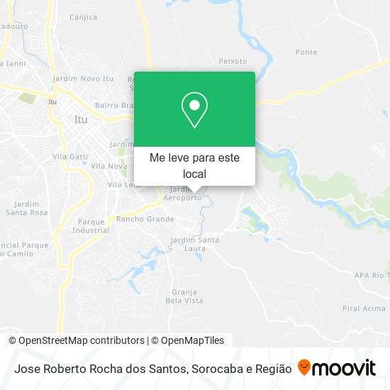 Jose Roberto Rocha dos Santos mapa