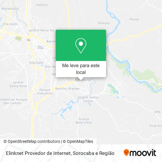 Elinknet Provedor de Internet mapa