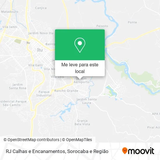 RJ Calhas e Encanamentos mapa