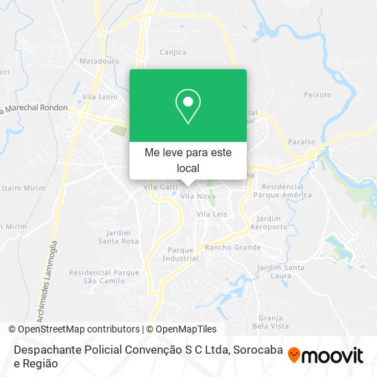 Despachante Policial Convenção S C Ltda mapa