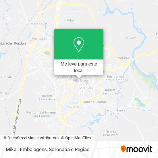 Mikail Embalagens mapa