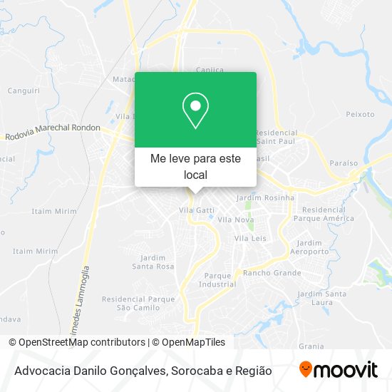 Advocacia Danilo Gonçalves mapa