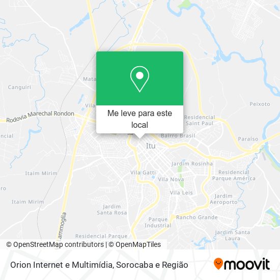 Orion Internet e Multimídia mapa