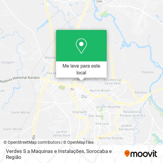 Verdes S a Maquinas e Instalações mapa