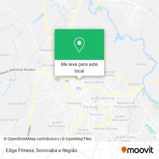 Edge Fitness mapa