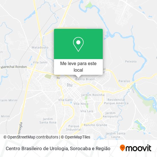 Centro Brasileiro de Urologia mapa