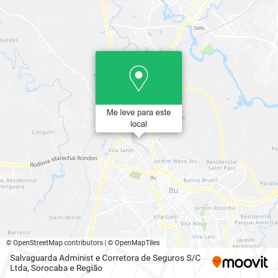 Salvaguarda Administ e Corretora de Seguros S / C Ltda mapa