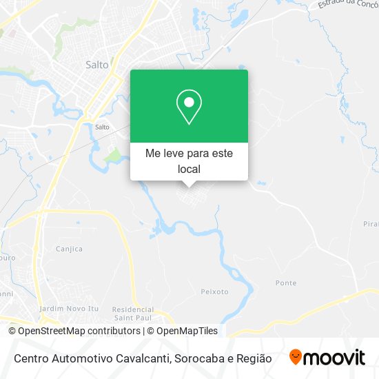 Centro Automotivo Cavalcanti mapa