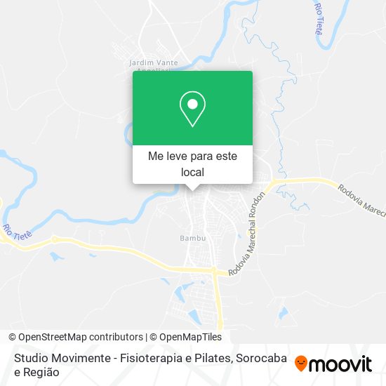 Studio Movimente - Fisioterapia e Pilates mapa