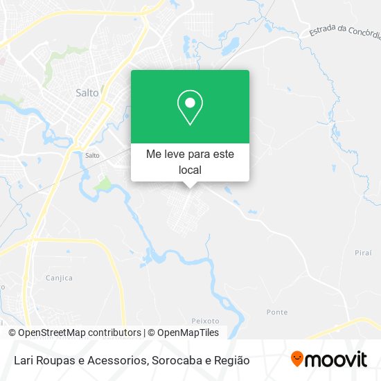 Lari Roupas e Acessorios mapa