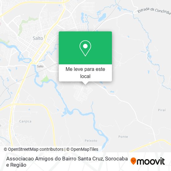 Associacao Amigos do Bairro Santa Cruz mapa
