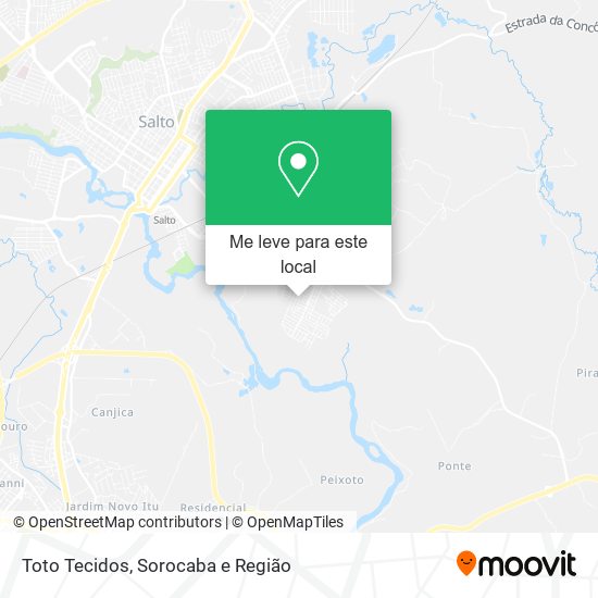 Toto Tecidos mapa