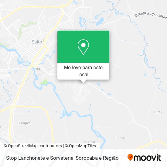 Stop Lanchonete e Sorveteria mapa