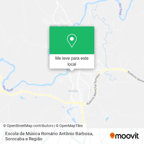 Escola de Música Romário Antônio Barbosa mapa