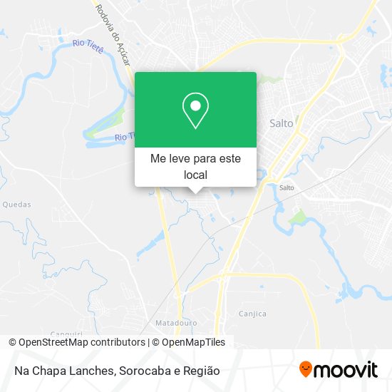 Na Chapa Lanches mapa